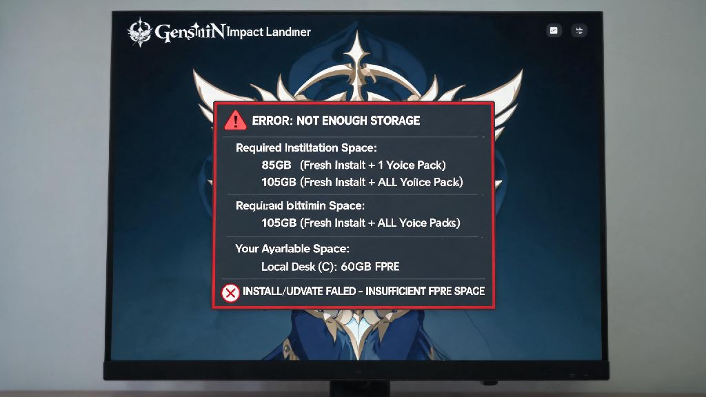 How Much Space Does Genshin Impact Take Up on PC? Complete Guide